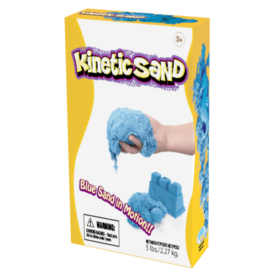 голубой кинетический песок