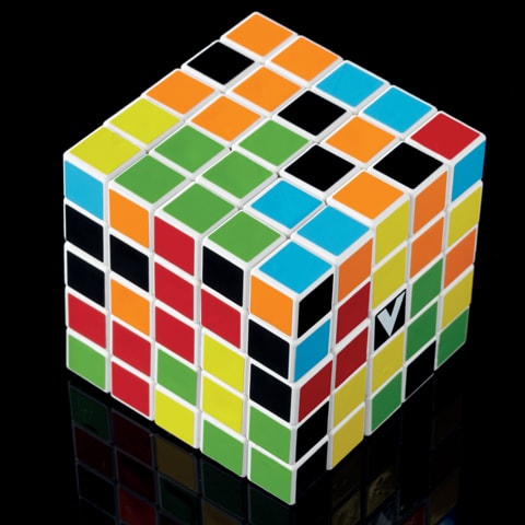 Кубик Рубіка 5х5 V-CUBE плоский білий4