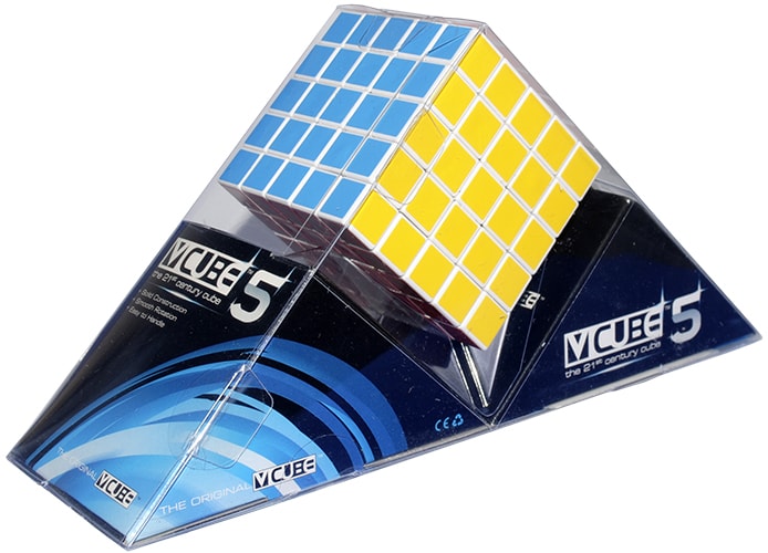 Кубик Рубіка 5х5 V-CUBE плоский білий5