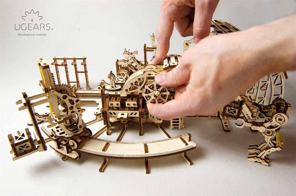 3D конструктор Ugears «Фабрика роботов» (598 деталей) - купить в ...