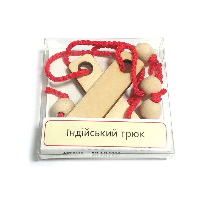 Веревочная головоломка Крутиголовка "Индийский трюк" - купить в ...