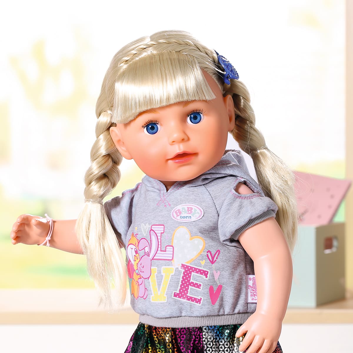 Интерактивная кукла Zapf Creation Baby born сестренка-модница 2019, 43 см, 824-603