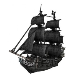 Тривимірна головоломка-конструктор 3d пазл корабель чорної бороди помста королеви анни