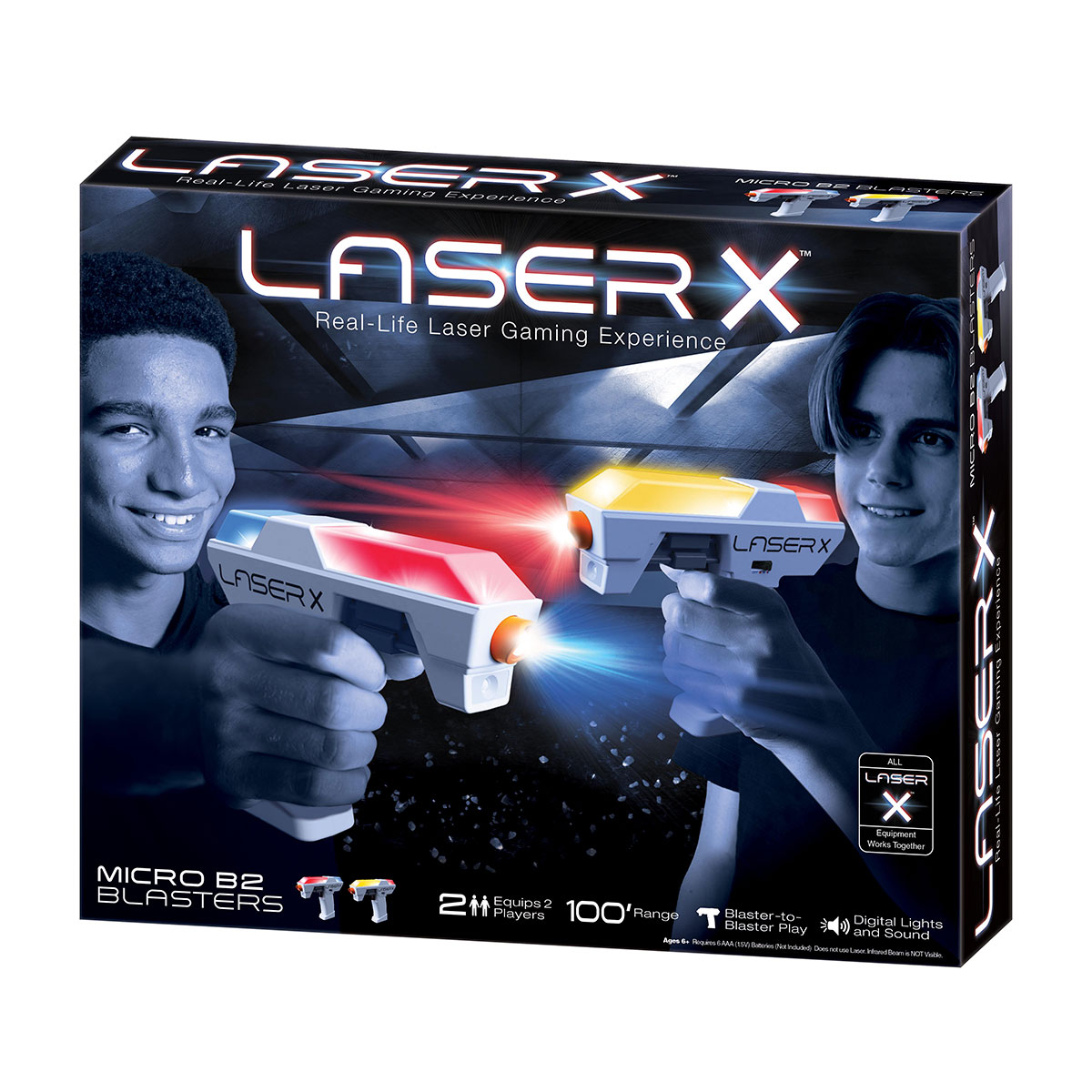 Игровой набор для лазерных боев Laser X Micro для двух игроков - купить в  интернет-магазине Neuron Toys