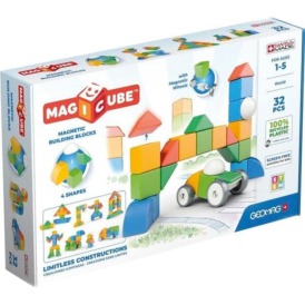 Магнітні кубики Geomag Magicube Recycled Світ (32 деталей) (1)
