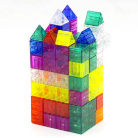 Магнітні блоки YJ Кубики Сома прозорі (34 деталі)3